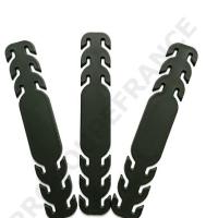 Attache masque jetable kaki