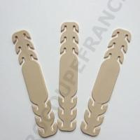 Attache masque reutilisable beige