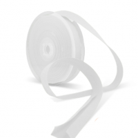 Biais coton 20mm blanc