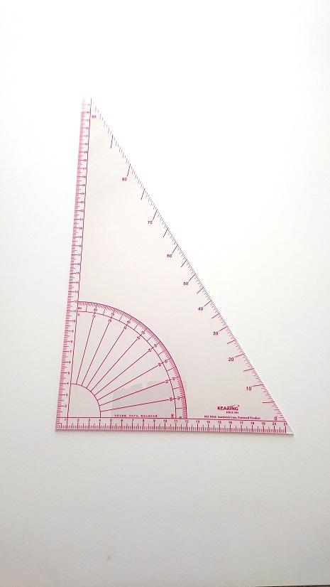 Equerre rapporteur souple dessin couture, Mercerie - Jaspe Couture