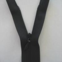 Fermeture eclair invisible noir