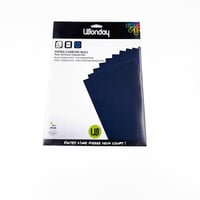 Feuille carbone bleu
