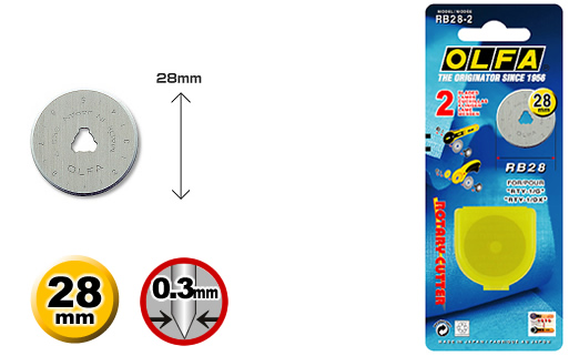 Lame pour cutter 28 mm rotatif pas cher