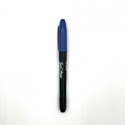 Marqueur a tissu permanent bleu