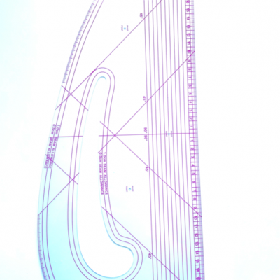 REGLE METRIQUE SOUPLE 30CM CROISE AVEC RAPORTEUR