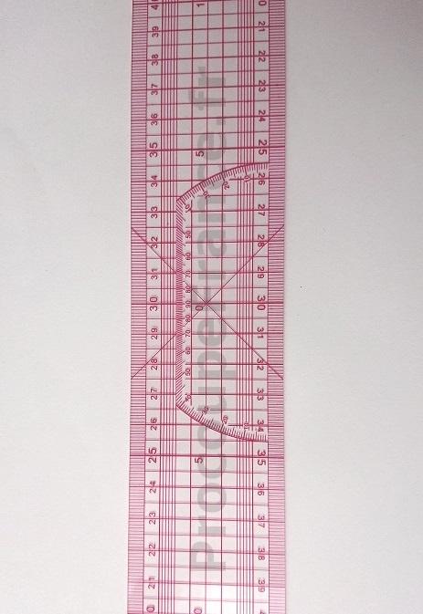 Régle de couture 30 cm