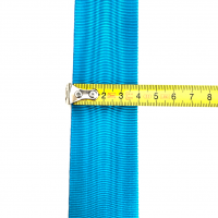 Ruban moire 4cm turquoise