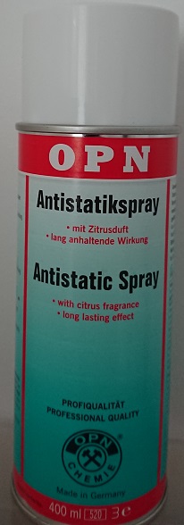 Spray antistatique professionnel